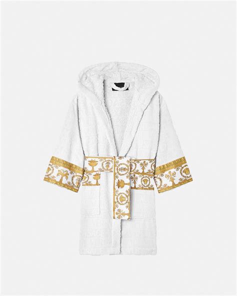 I ♡ Baroque Kids Bathrobe White 